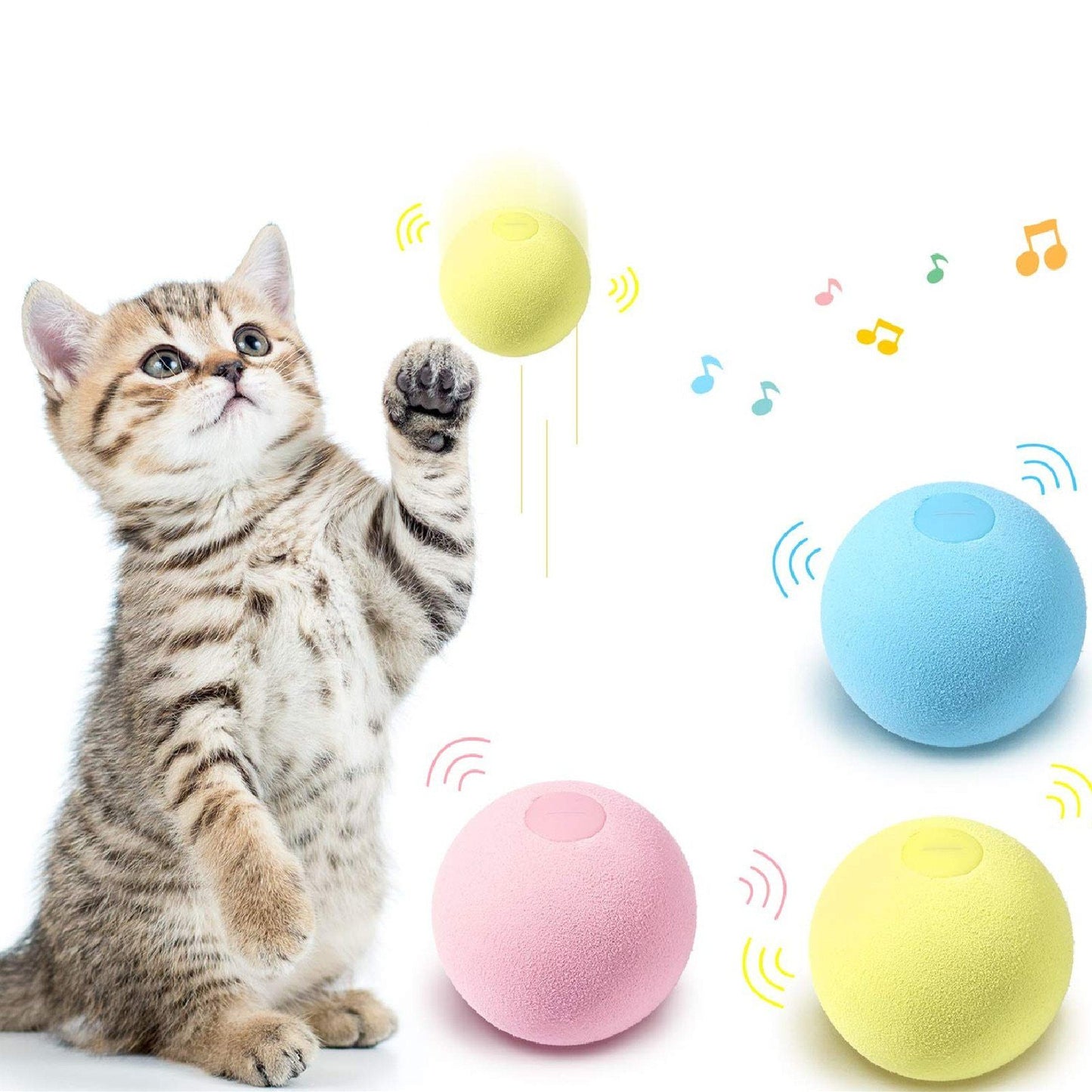 SmartBall™ - Balle intelligente d'apprentissage pour chat - Gros Minets